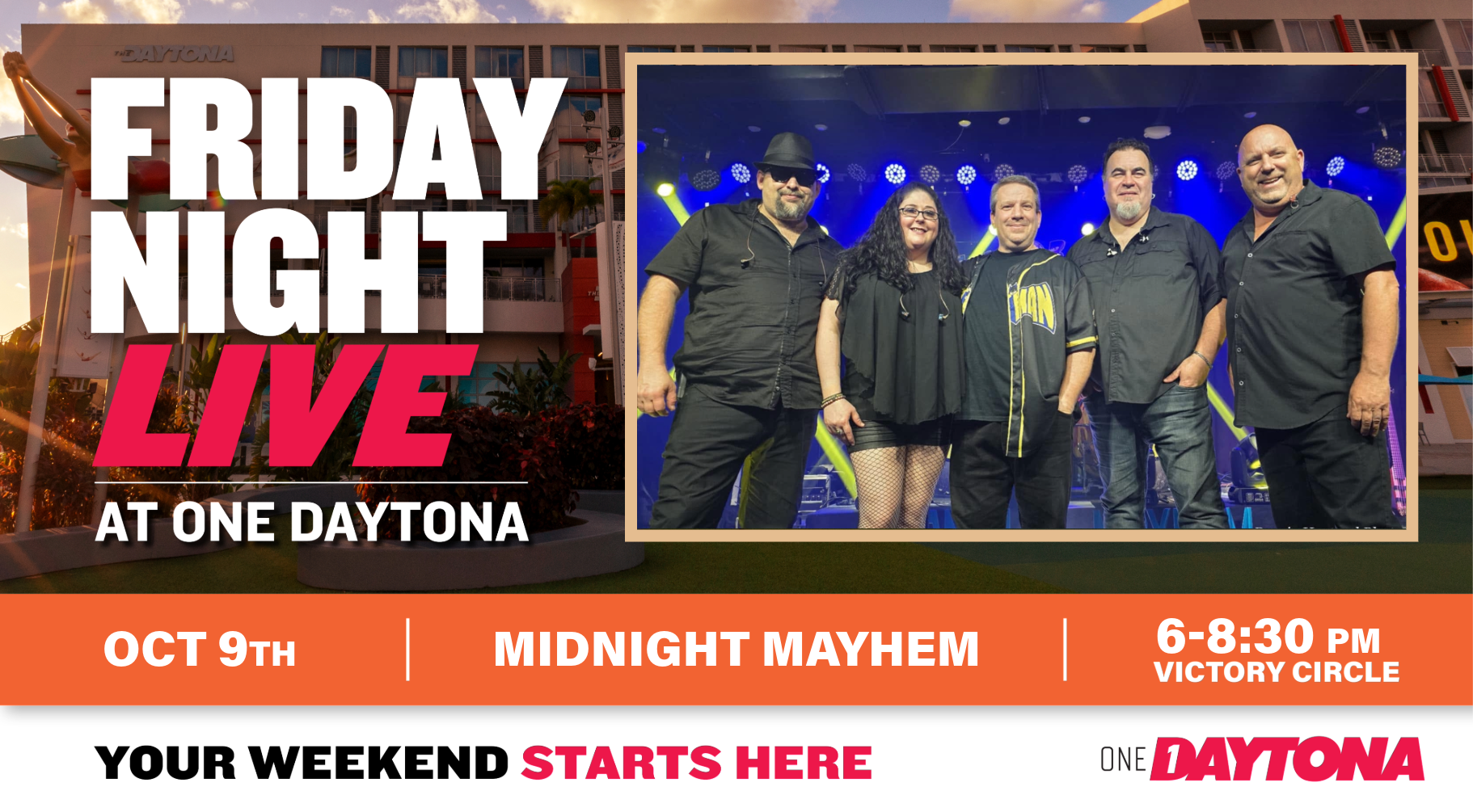 Friday Night Live Midnight Mayhem Oct 9th 2026